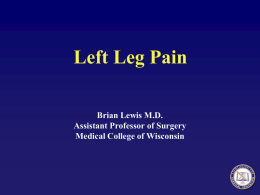 Leg Pain Claudication