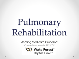Connie - North Carolina Cardiopulmonary Rehabilitation Association