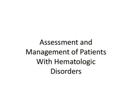 Chapter 33 Assessment and Management of Patients With