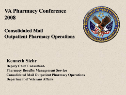 Consolidated Mail Outpatient Pharmacy program