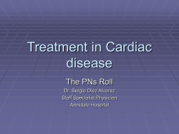 Treatment in Cardiac disease - Barwon Division of General Practice