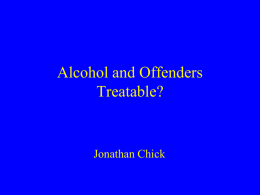 Occupational health and the suspected alcohol