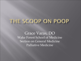 Scoop on poop KBR - Hospice & Palliative Care Center