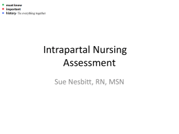 Intrapartal Nursing Assessment copy