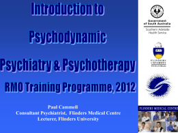 Psychodynamic psychotherapy