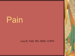 Pain PowerPoint Slides