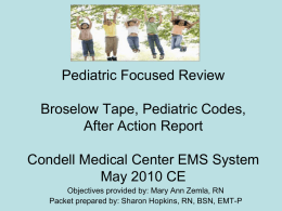 May 2010 CE: Pediatric Focused Review