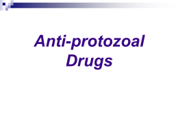 Anti Protozoal Drugs