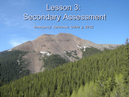 Lesson 3 Secondary Assessment - Bsa