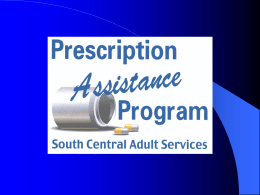 Presentation - South Central Adult Services