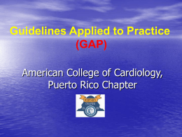 Introduction - American College of Cardiology Puerto Rico