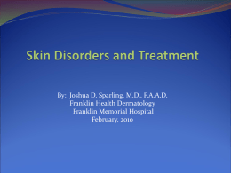 Skin Disorders and Treatment