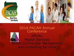 2014 PACAH Annual Conference