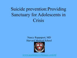 DMH Suicide Prevention Presentation