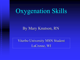 Oxygenation Skills - Health Vista Home Page