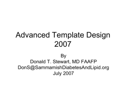 Advanced Template Design - Sammamish Diabetes and Lipid