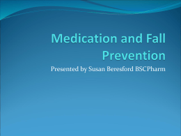 Medication and Fall Prevention