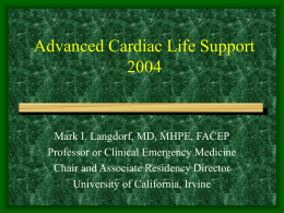 Advanced Cardiac Life Support 2000