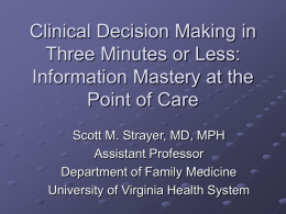 What is Clinical Decision Support?