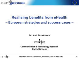 How far have we come: measuring eHealth progress in EU and