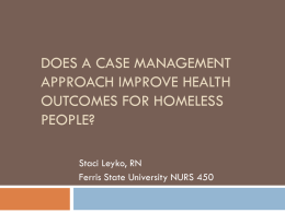 Does a case management approach improve health status for