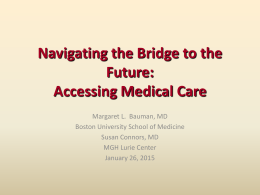 Navigating the Bridge to the Future: Transition and
