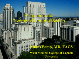 Laparoscopic Biliopancreatic Diversion with Duodenal