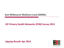 [Client Name] - Eastern Melbourne Medicare Local