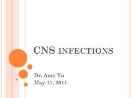 CNS infections - McGill University