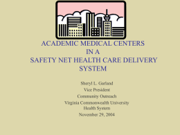 The Medical College of Virginia Hospitals and Physicians