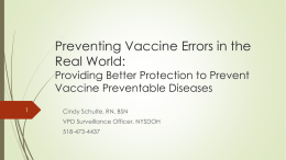 Vaccine Errors - Ontario County