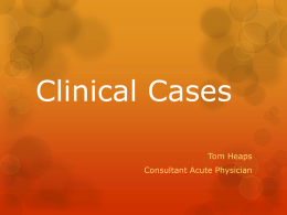 Clinical Cases - Acute Medicine