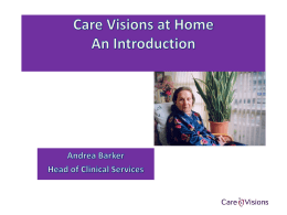 Care Visions at Home - Integrated Care Council
