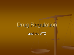 Drug Regulation
