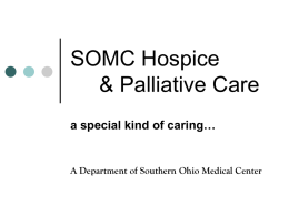 SOMC Hospice - Scioto County Medical Society
