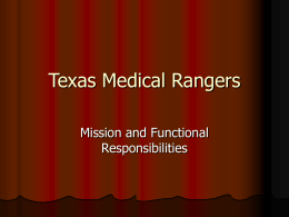 Texas Medical Rangers - Houston Community College System