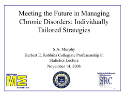 Meeting the Future in Managing Chronic Disorders