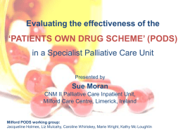 Developing a Health Promoting Palliative Care Approach
