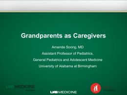 Grandparent Caregivers