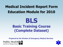 BLS MIRF Education Module