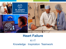 Heart Failure - Welcome to St. Joseph's