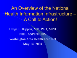 An Overview of the National Health Information