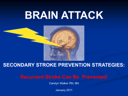 Can We prevent a stroke