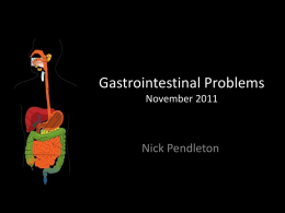 Gastrointestinal Problems in Primary Care