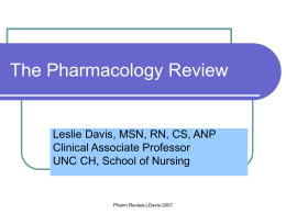 The Pharmacology Review