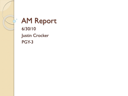 AM Report