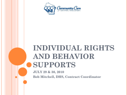 member rights - Community Care of Central Wisconsin