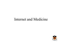 Internet and Medicine