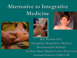 Alternative to Integrative medicine