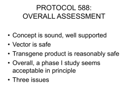 protocol 588: overall assessment